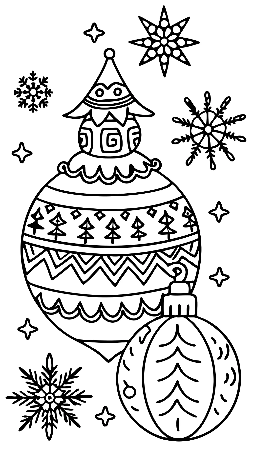 adult christmas coloring pages printable